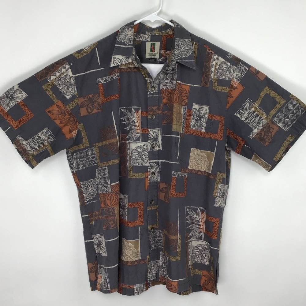 Tori Richard made in USA men’s short sleeve button up Hawaiian shirt XL